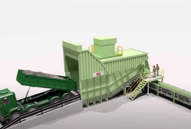 KTU系列固定式地表给料机-卡车卸料机