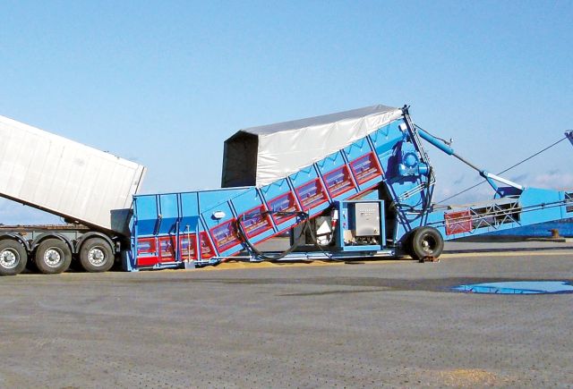 KTU-W系列轮胎移动式地表给料机-卡车卸料机