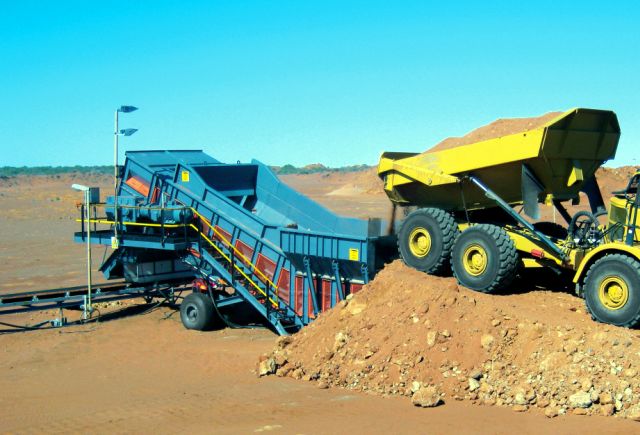 KTU-W系列轮胎移动式地表给料机-卡车卸料机