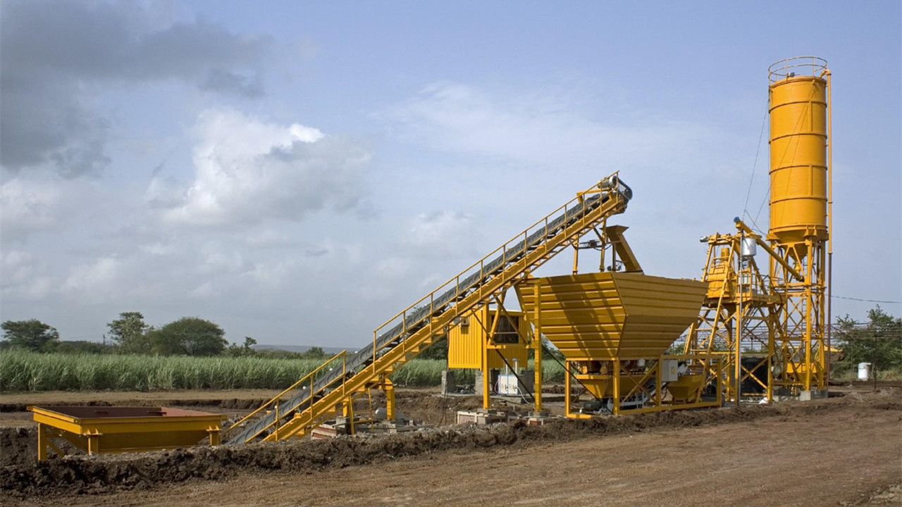 混凝土搅拌站骨料配料输送系统