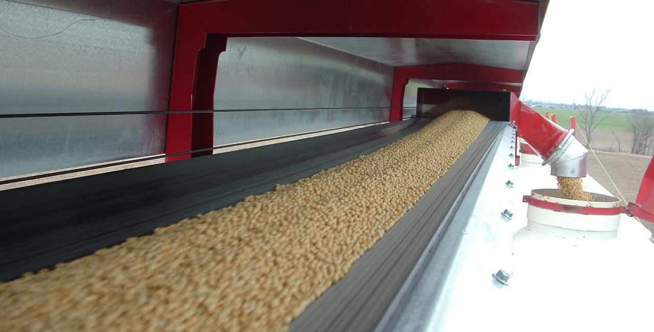 粮仓仓筒皮带输送机