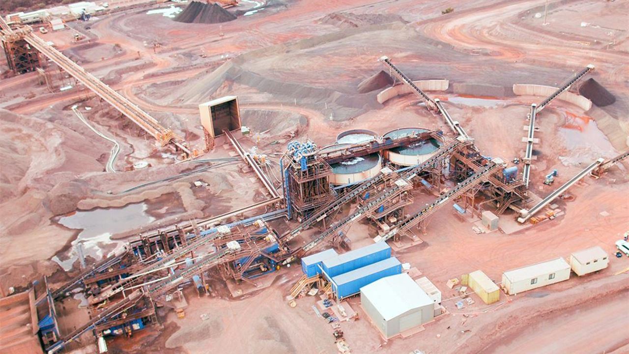 选矿厂皮带输送机