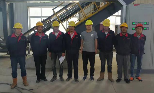 西部矿业炼锌尾渣无害化处理散物料带式输送系统