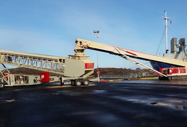 kc系列轮胎移动式装船机