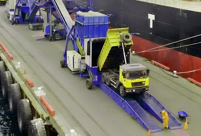 KC系列弧臂式移动装船机