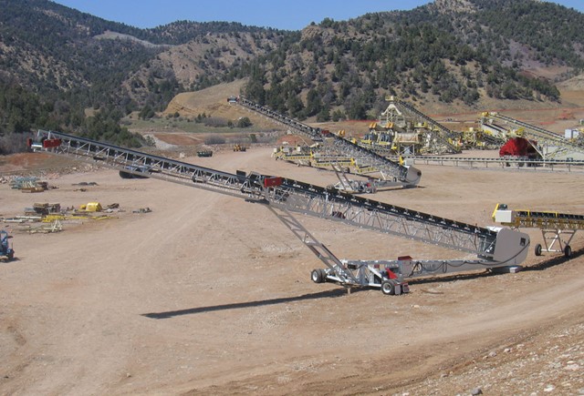 KYD系列径向转动伸缩式输送机