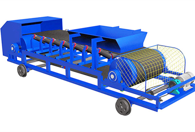 可逆配仓皮带输送机